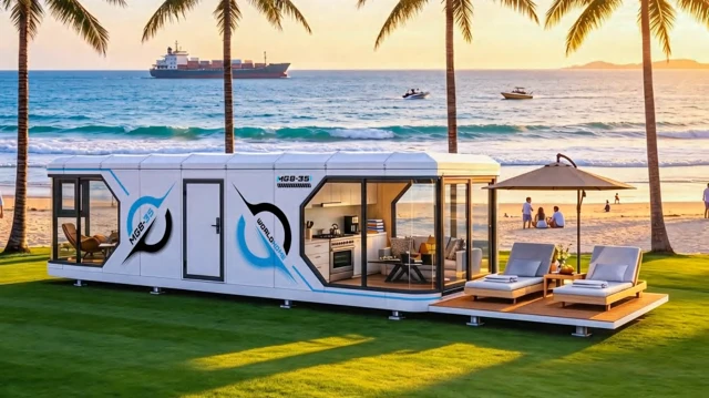 Modular Holiday Suite for Beachside Projects — MG8-35 exterior design